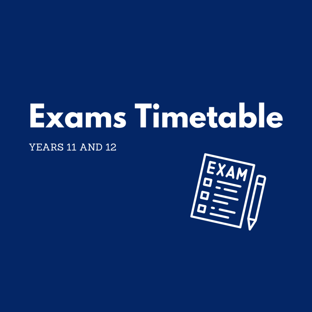 Year 11 and 12 Examinations